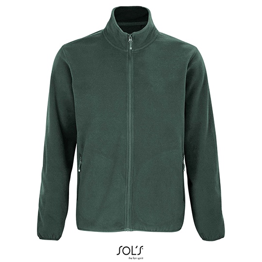 Bluza Oversize Polar z Recyklingu Elastyczna L03823 - Forest Green