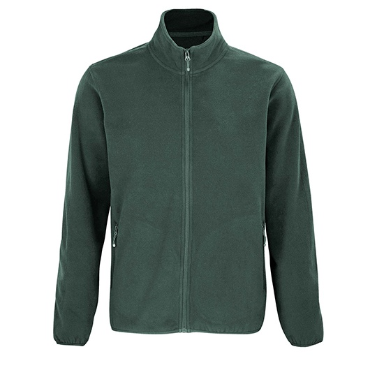 Bluza Oversize Polar z Recyklingu Elastyczna L03823 - Forest Green