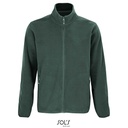 Męska bluza polarowa na zamek L03823 - Forest Green