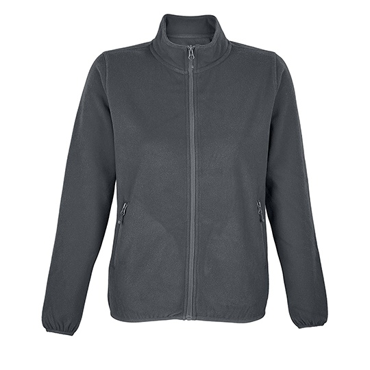 Bluza Damska Oversize Polar Recyklingowany L03824 - Charcoal Grey (Solid)