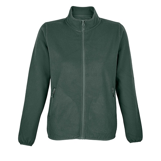 Bluza Damska Oversize Polar Recyklingowany L03824 - Forest Green