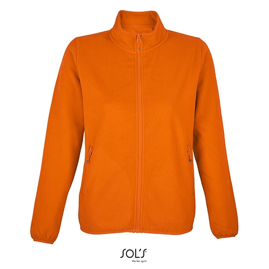Bluza Damska Oversize Polar Recyklingowany L03824 - Orange