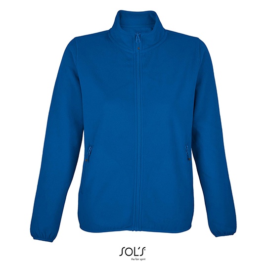 Bluza Damska Oversize Polar Recyklingowany L03824 - Royal Blue 241