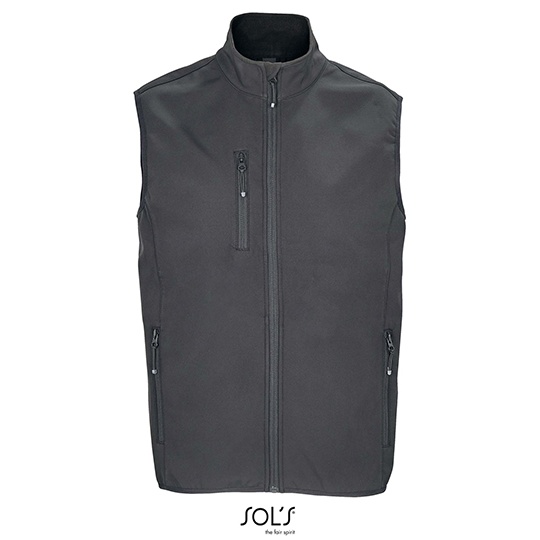 Bezrekawnik Meski Softshell L03825 - Charcoal Grey (Solid)
