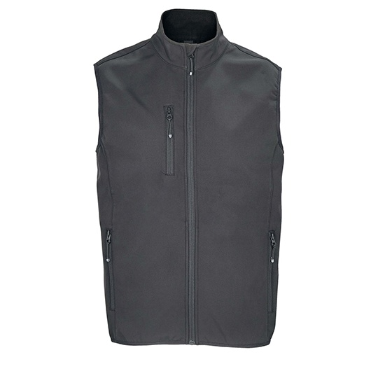Bezrękawnik Męski Softshell L03825 - Charcoal Grey (Solid)