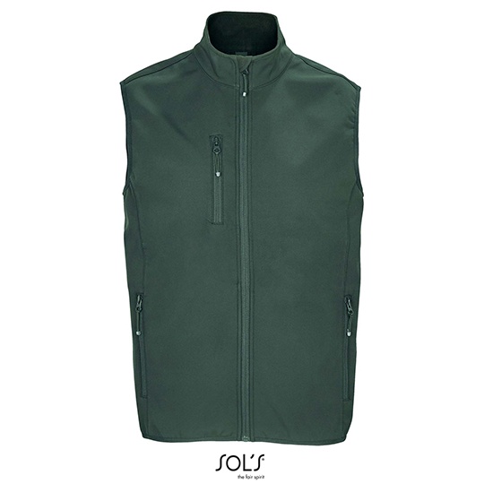 Męski bezrękawnik softshell L03825 - Forest Green