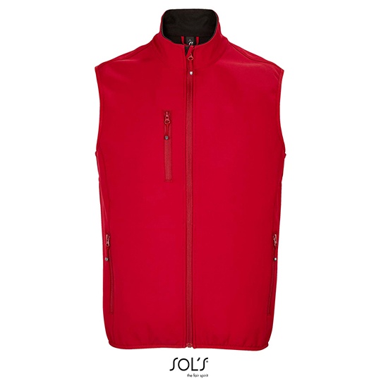 Bezrękawnik Męski Softshell L03825 - Pepper Red