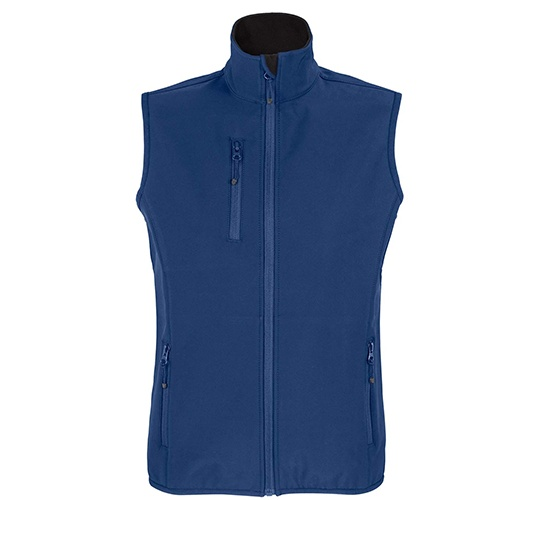 Bezrękawnik Damski Oversize Softshell z Recyklingu L03826 - Abyss Blue