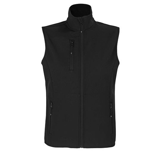 Bezrękawnik Damski Oversize Softshell z Recyklingu L03826 - Black