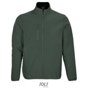 Męska Kurtka Oversize Softshell L03827 - Forest Green