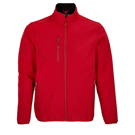 Męska Kurtka Oversize Softshell L03827 - Pepper Red