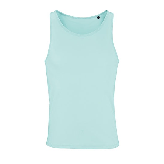 Tank top Unisex Oversize Bawełna Organiczna L03980 - Arctic Blue