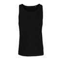 Tank top Unisex Oversize Bawełna Organiczna L03980 - Deep Black