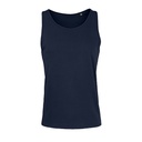 Tank top Unisex Oversize Bawełna Organiczna L03980 - French Navy
