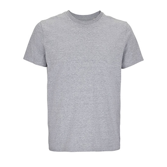 Koszulka Unisex Klasyczna Bawełna w Konwersji L03981 - Grey Melange