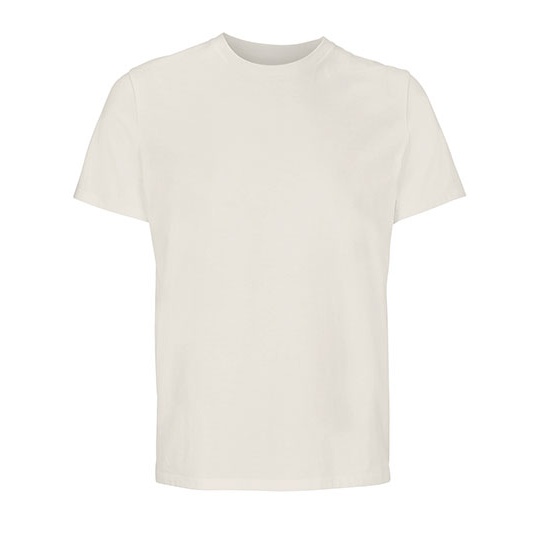 Koszulka Unisex Klasyczna Bawełna w Konwersji L03981 - Off White