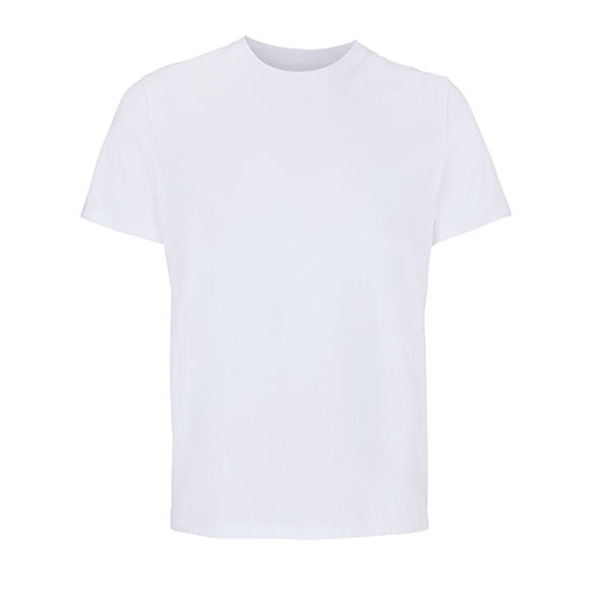 Koszulka Unisex Klasyczna Bawelna w Konwersji L03981 - White