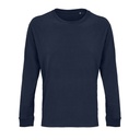 Koszulka Oversize z Dlugim Rekawem Bawelna Organiczna L03982 - French Navy