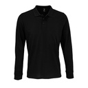 Polo Klasyczne Pika Poliester Bawełna L03983 - Black