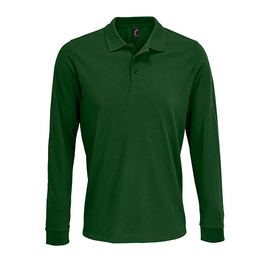 Polo Klasyczne Pika Poliester Bawelna L03983 - Bottle Green
