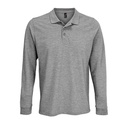 Polo Klasyczne Pika Poliester Bawelna L03983 - Grey Melange