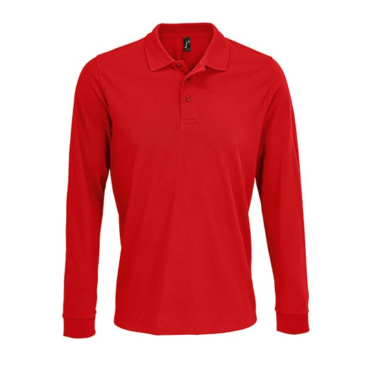 Polo Klasyczne Pika Poliester Bawelna L03983 - Red