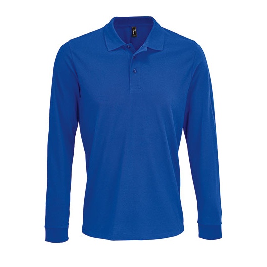 Polo Klasyczne Pika Poliester Bawelna L03983 - Royal Blue 241