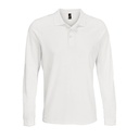 Polo Klasyczne Pika Poliester Bawełna L03983 - White