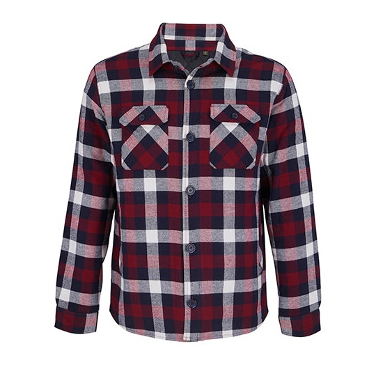Koszula Flanelowa Unisex L03989 - Medium Burgundy