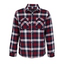 Koszula Flanelowa Unisex L03989 - Medium Burgundy