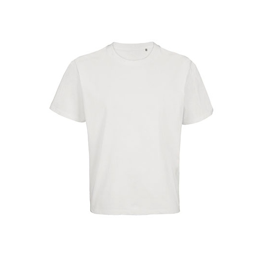 T-Shirt Unisex Oversize Bawelniany L03996 - White