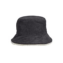 Kapelusz Dwustronny Sztruks Sherpa L03998 - Carbon Grey & Shear Beige