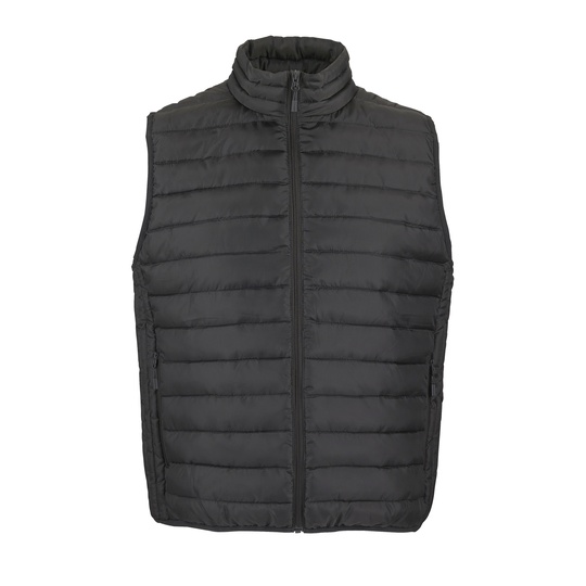 Bezrekawnik Meski Pikowany Wodoodporny L04020 - Charcoal Grey (Solid)