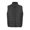 Męski bezrękawnik pikowany L04020 - Charcoal Grey (Solid)