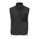 Kamizelka Unisex Sherpa Polar Recykling L04041 - Carbon Grey & Black