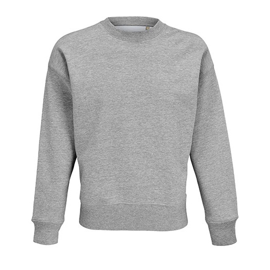 Bluza Unisex Oversize L04043 - Grey Melange
