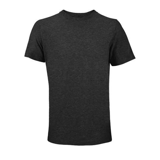 T-Shirt Klasyczny Czesana Bawelna L04203 - Charcoal Melange