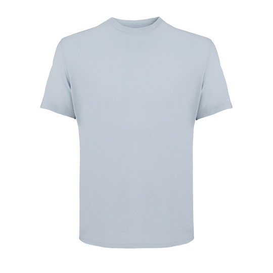 T-Shirt Klasyczny Czesana Bawelna L04203 - Light Blue