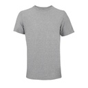 T-Shirt Klasyczny Czesana Bawelna L04203 - Light Grey Melange