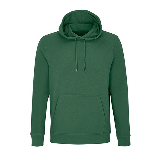 Bluza Z Kapturem Kieszenia Kangurka Bawelna Organiczna L04232 - Bottle Green