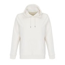 Bluza Z Kapturem Kieszenia Kangurka Bawełna Organiczna L04232 - Off White