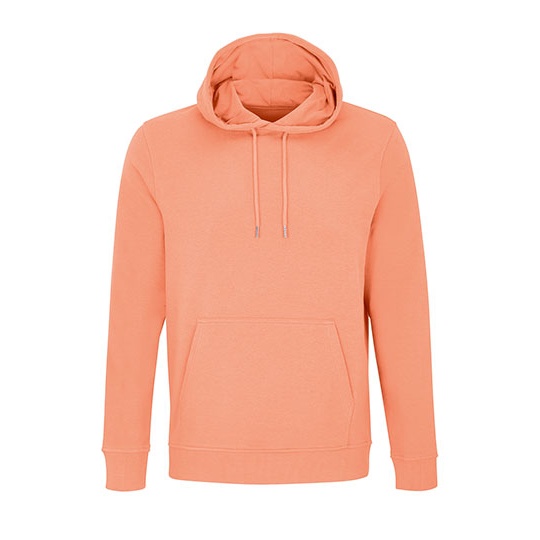 Bluza Z Kapturem Kieszenia Kangurka Bawełna Organiczna L04232 - Peach