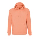Bluza Z Kapturem Kieszenia Kangurka Bawełna Organiczna L04232 - Peach