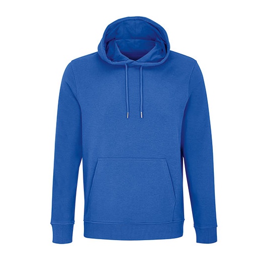 Bluza Z Kapturem Kieszenia Kangurka Bawełna Organiczna L04232 - Royal Blue 241