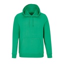 Bluza Z Kapturem Kieszenia Kangurka Bawełna Organiczna L04232 - Spring Green