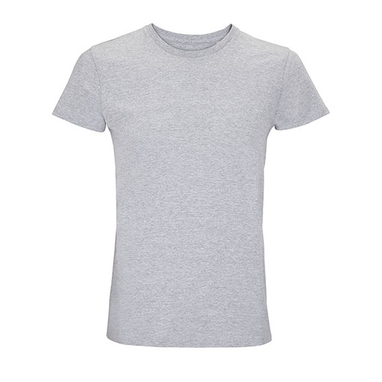 T-shirt Klasyczny Unisex Bawelna Recykling L04233 - Grey Melange