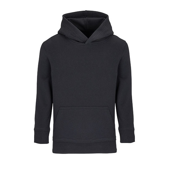 Bluza dziecięca z kapturem i kieszenią kangurką L04238K - Black