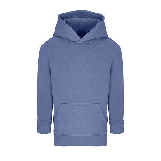Bluza Dziecieca Kangurka Bawelniana Poliester Recykling L04238K - Blue
