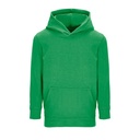 Bluza Dziecięca Kangurka Bawełniana Poliester Recykling L04238K - Kelly Green