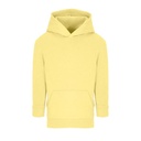 Bluza Dziecięca Kangurka Bawełniana Poliester Recykling L04238K - Light Yellow